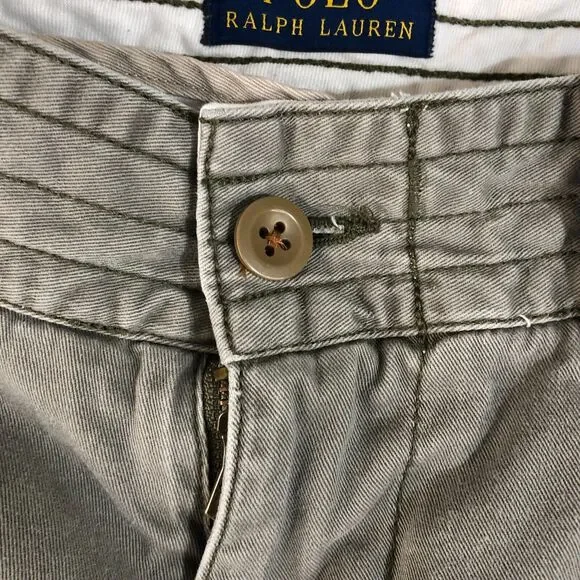 Polo Ralph Lauren Shorts Mens 34 Brown Cargo Preppy Chino Camping Hiking Outdoor - Picture 4 of 11